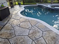 Stamped Concrete Overlay